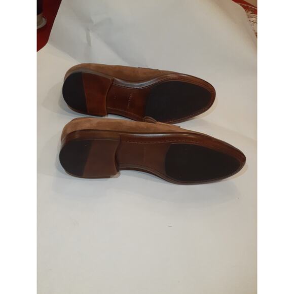 Zara New York Men Tassel Suede Leather Moccasin Slip on Dress Shoes New 10.5 main image 10